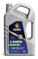 Масло моторное 5w30 EXSOIL E-SYNTH Special DPF 4л АКЦИЯ