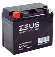 Аккумулятор ZEUS HIGH CLASS AGM 12 Ач п.п. (HCX12)