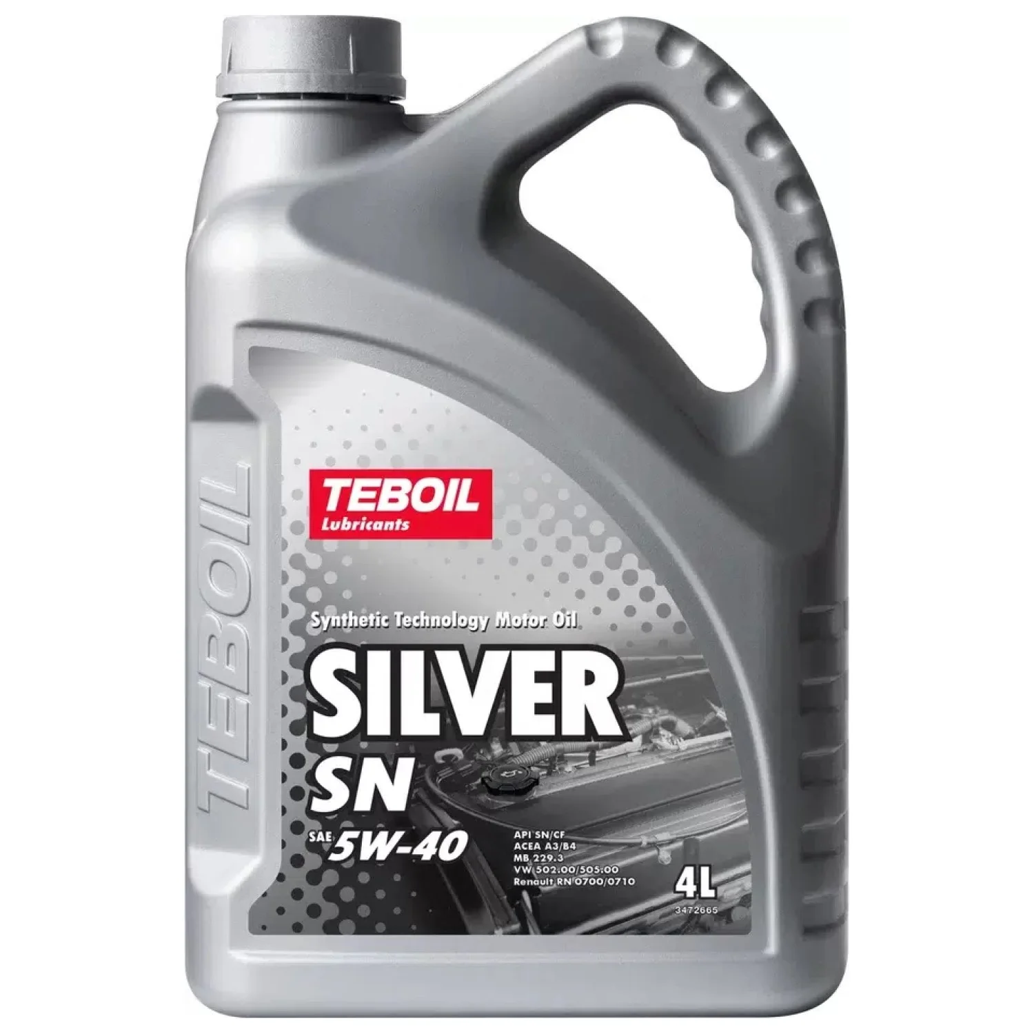 Масло моторное TEBOIL Silver SN 5W-40, 4л Фото 1