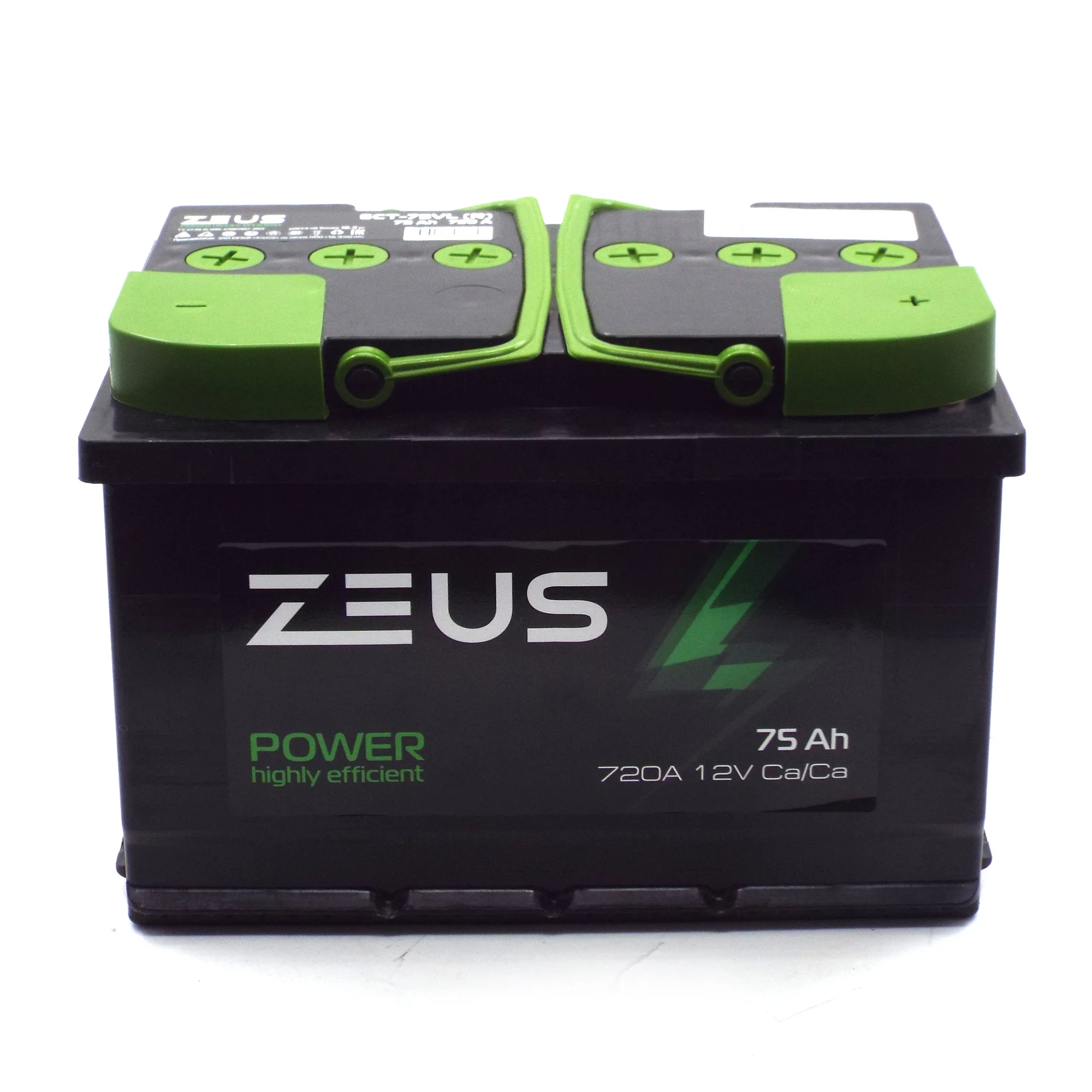 Аккумулятор ZEUS POWER 75 Ач о.п. Фото 1