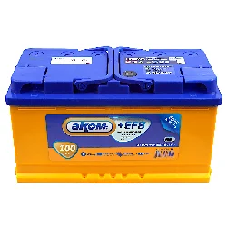 Аккумулятор АКОМ +EFB 100 Ач о.п. Фото 1