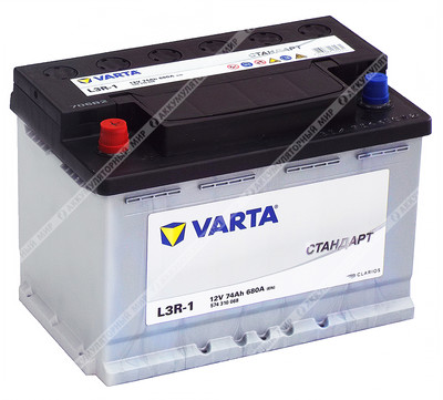 Аккумулятор VARTA Стандарт L3R-1 74 Ач п.п. STOCK!