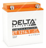 Аккумулятор DELTA СТ 1216.1 AGM 16 Ач п.п. (YTX16-BS) Уценка!