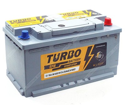 Аккумулятор TURBO EFB 100 Ач о.п.