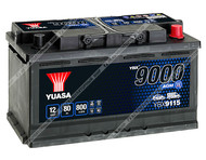 Аккумулятор YUASA AGM YBX9115 80 Ач о.п. STOCK!