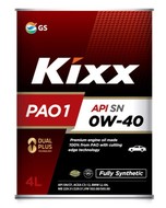 Масло моторное 0W-40 PAO1 Kixx синтетическое SN/CF C3 4л