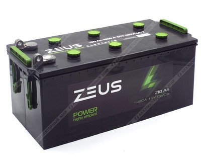 Аккумулятор ZEUS POWER 210 Ач п.п. клеммы под болт
