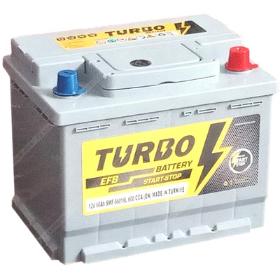 Аккумулятор TURBO EFB 60 Ач о.п.