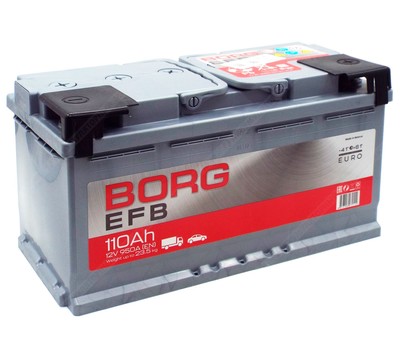 Аккумулятор BORG EFB 110 Ач о.п.
