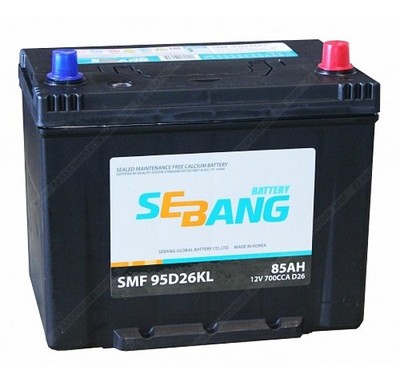 Аккумулятор SEBANG SMF 95D26KL 85 Ач о.п.