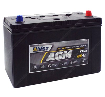 Аккумулятор VST AGM Asia 85 Ач о.п.