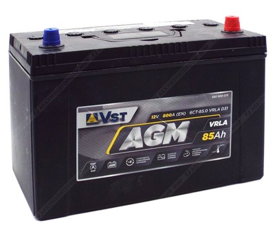 Аккумулятор VST AGM Asia 85 Ач о.п.