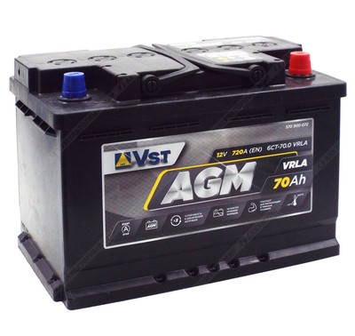 Аккумулятор VST AGM L3-1 70 Ач о.п.