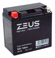 Аккумулятор ZEUS HIGH CLASS AGM 14 Ач п.п. (HCX14)