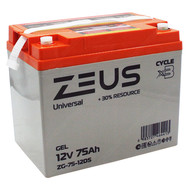 Аккумулятор ZEUS ZG-75-12DS GEL (12V75Ah) универсальный