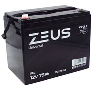 Аккумулятор ZEUS ZG-75-12 GEL (12V75Ah) универсальный