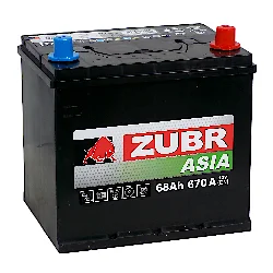 Аккумулятор ZUBR Premium ASIA 68 Ач о.п. Фото 1