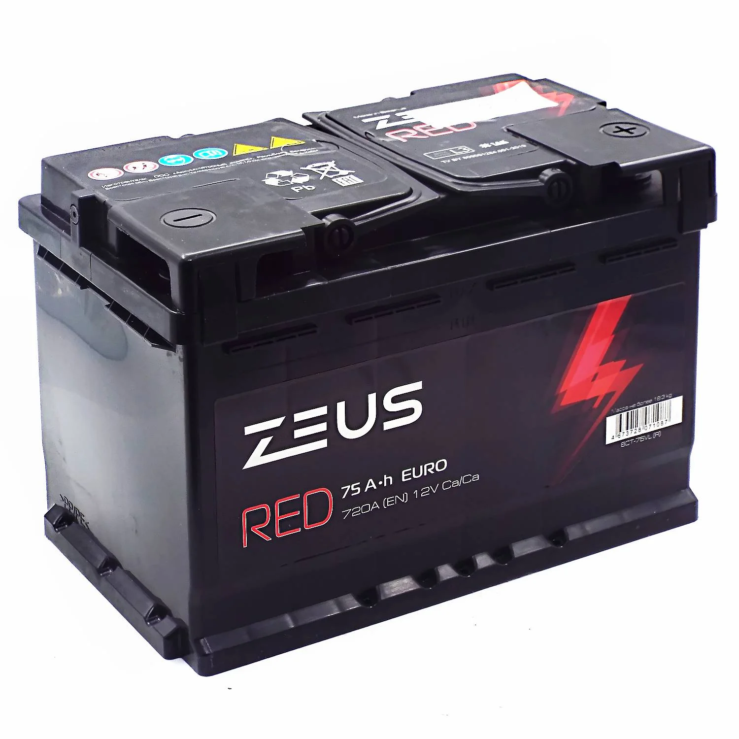 Аккумулятор ZEUS RED 75 Ач о.п.