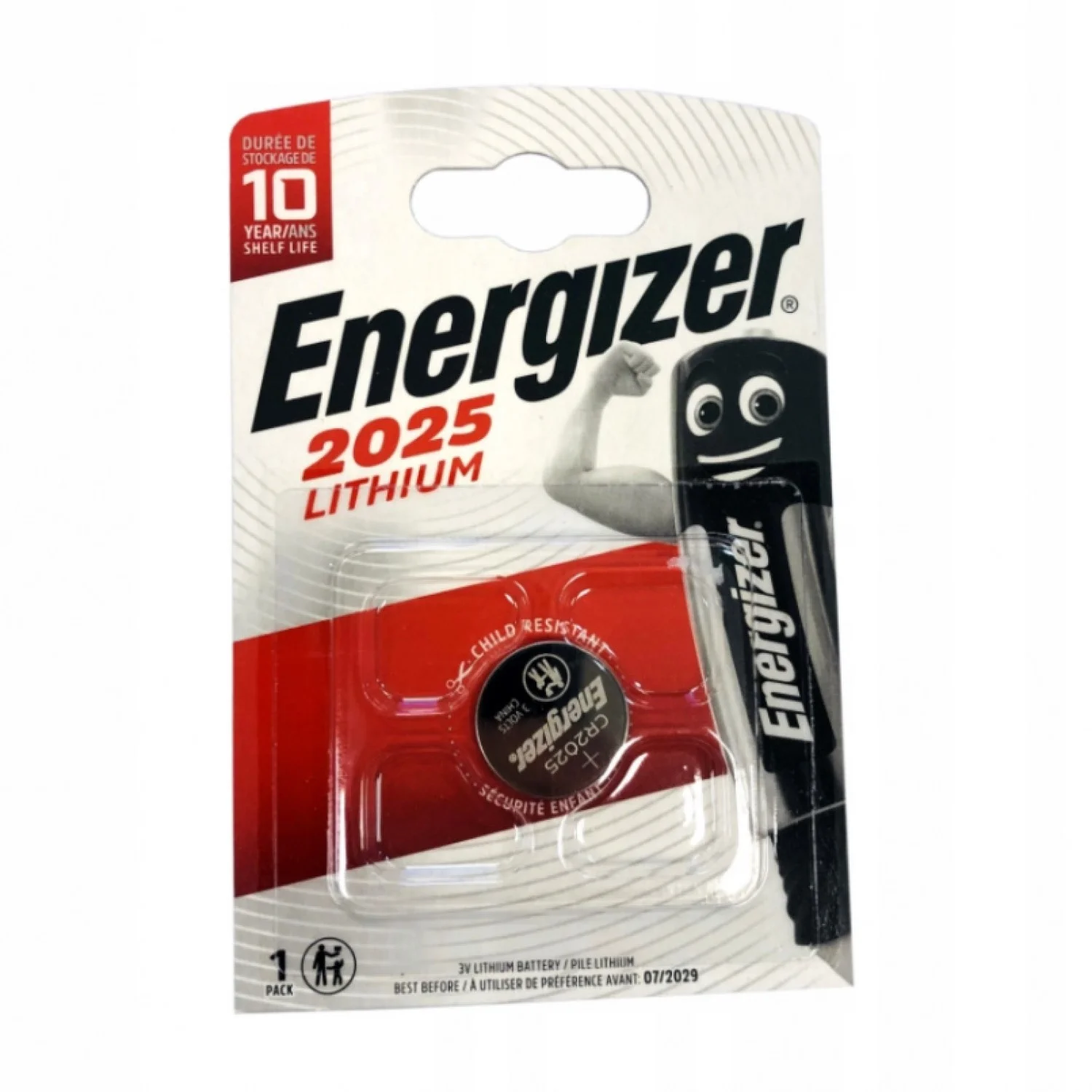 Батарейка Energizer CR2025 3V BL*1