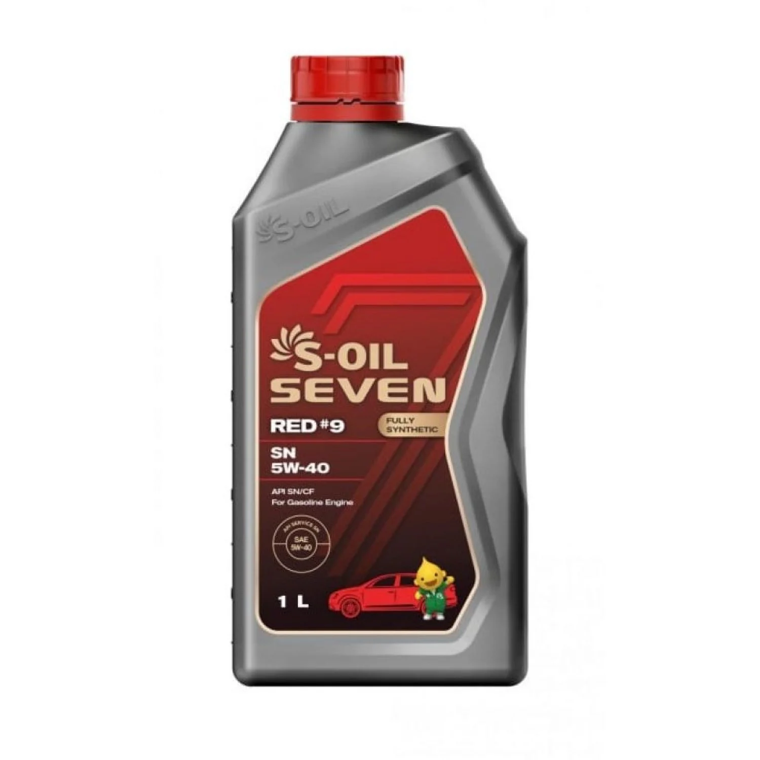 Масло моторное S-OIL Seven RED #9 SN 5W-40, 1л Фото 1