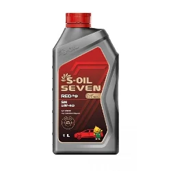 Масло моторное S-OIL Seven RED #9 SN 5W-40, 1л Фото 1