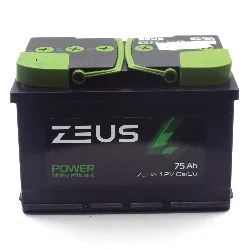 Аккумулятор ZEUS POWER 75 Ач п.п. Фото 1