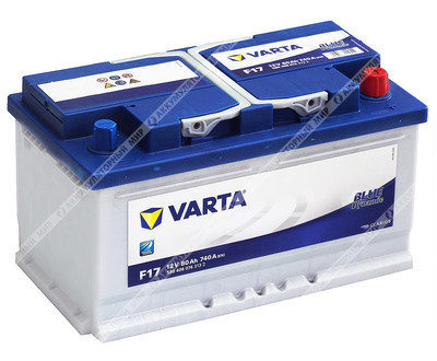 Аккумулятор VARTA Blu Dynamic F17 80 Ач о.п.