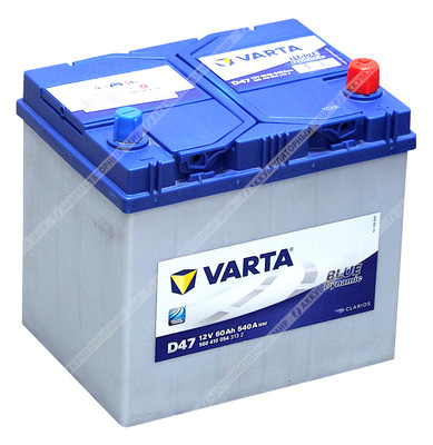 Аккумулятор VARTA Blue Dynamic Asia D47 60 Ач о.п.