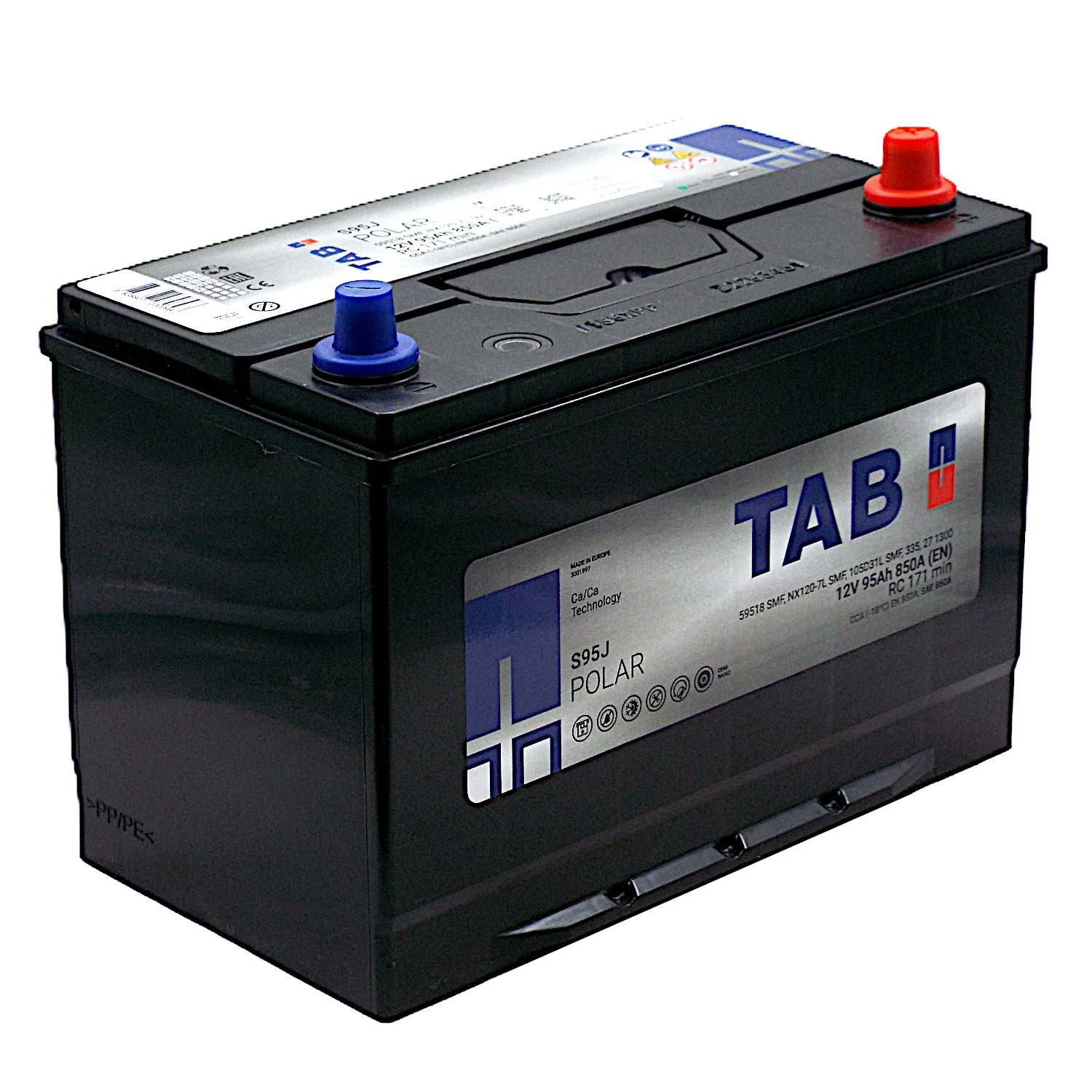 Аккумулятор TAB Роlar S95J Asia 95 Ач о.п.