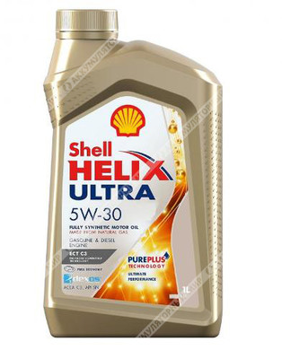 Масло моторное 5W30 Shell Helix Ultra ECT синтетическое 1л