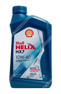Масло моторное Shell Helix HX7 10W40 п/синт (1л)