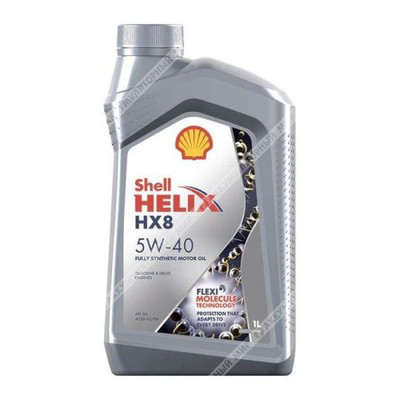 Масло моторное 5W40 Shell Helix HX8 синтетическое 1л