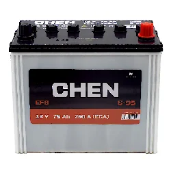 Аккумулятор CHEN EFB S-95 100D26L Asia 75 Ач о.п. (760A) Фото 1