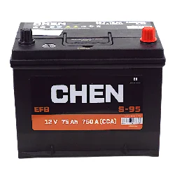 Аккумулятор CHEN EFB S-95 100D26L Asia 75 Ач о.п. (760A) Фото 1
