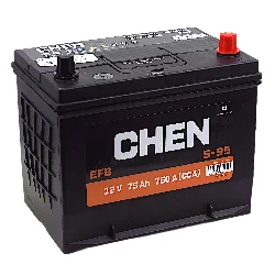 Аккумулятор CHEN EFB S-95 100D26L Asia 75 Ач о.п. (760A) Фото 1