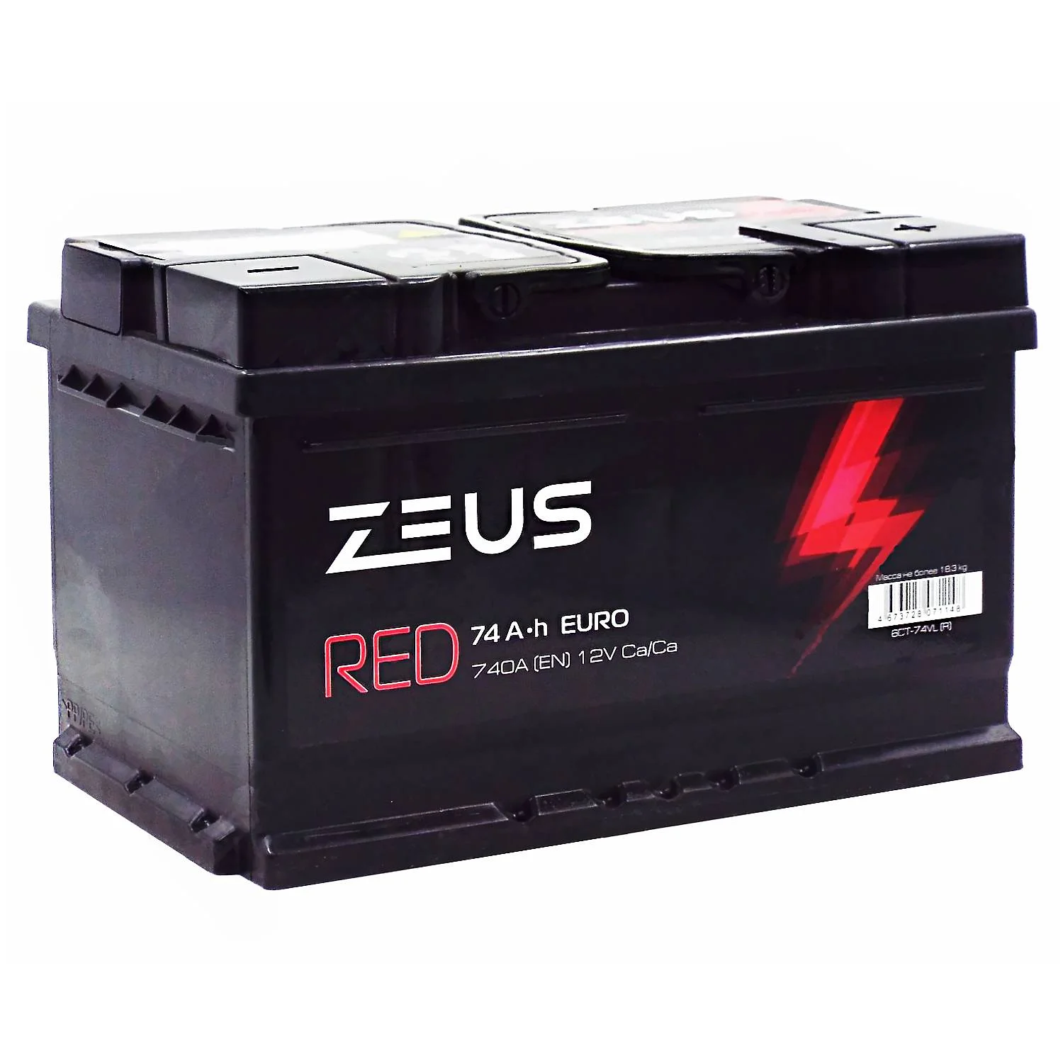 Аккумулятор ZEUS RED LB 74 Ач о.п.Уценка!