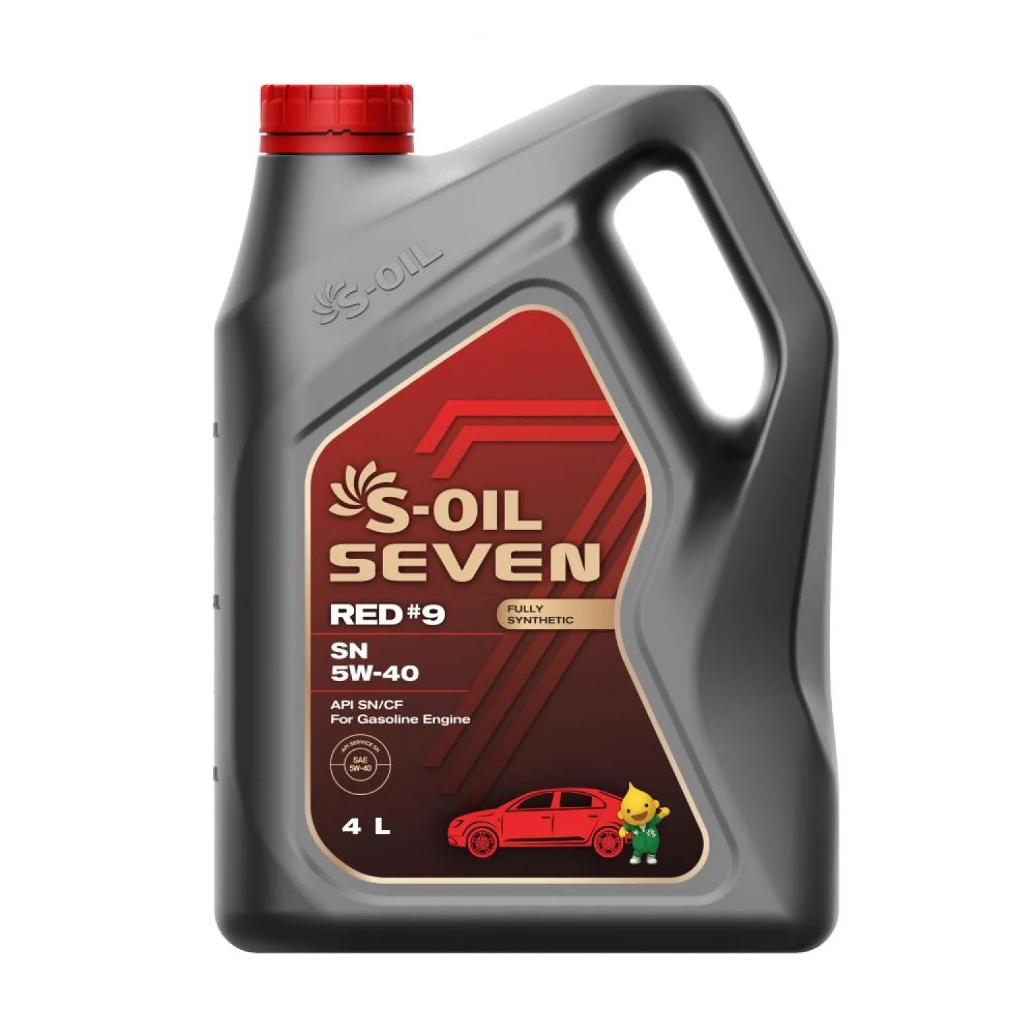 Масло моторное S-OIL Seven RED #9 SN 5W-40, 4л Фото 1