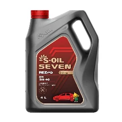Масло моторное S-OIL Seven RED #9 SN 5W-40, 4л Фото 1