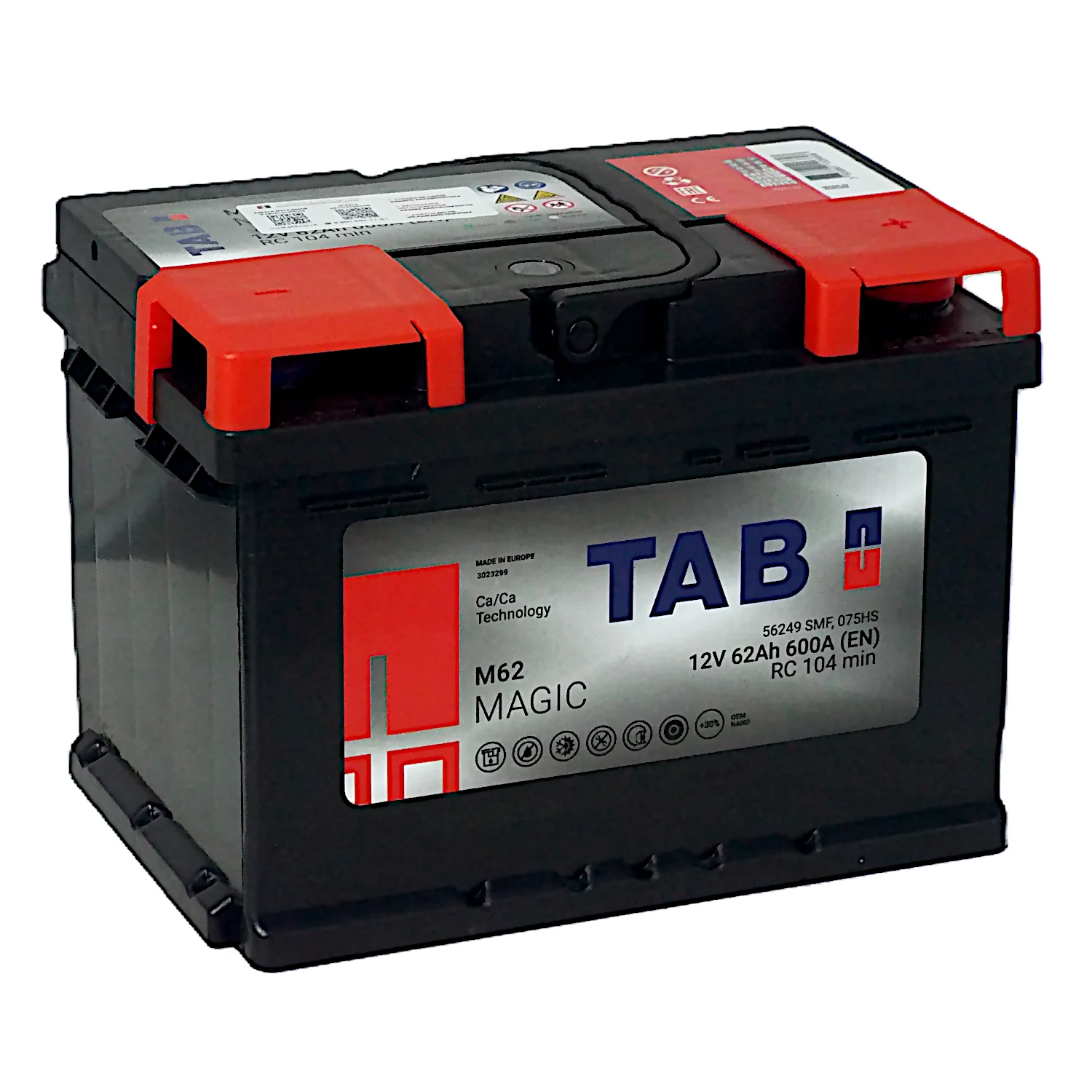 Аккумулятор TAB Magic M62 LB 62 Ач о.п.