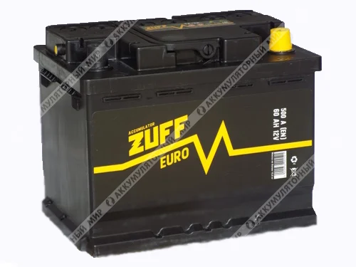 Аккумулятор ZUFF 60 Ач обратная п. Фото 1
