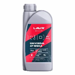 Масло моторное LAVR Motoline RIDE Universal 4Т 10W-40, 1л Фото 1