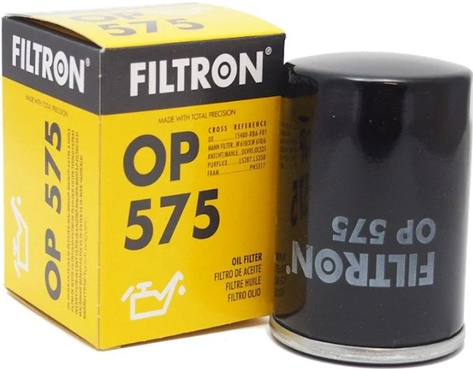 Фильтр масляный FILTRON OP575 (W610/3, GB-1072, LC-414, SM104) MITSUBISHI Фото 1