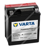 Аккумулятор VARTA Powersports AGM 6 Ач о.п. (YTX7L-BS) 506 014 005