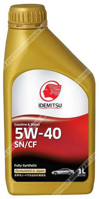 Масло моторное Idemitsu Fully-Synthetic SN/CF 5w40 (1л)