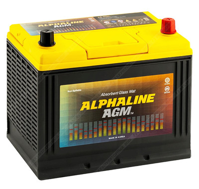 Аккумулятор ALPHALINE AGM 75 Ач AX S65D26L о.п.