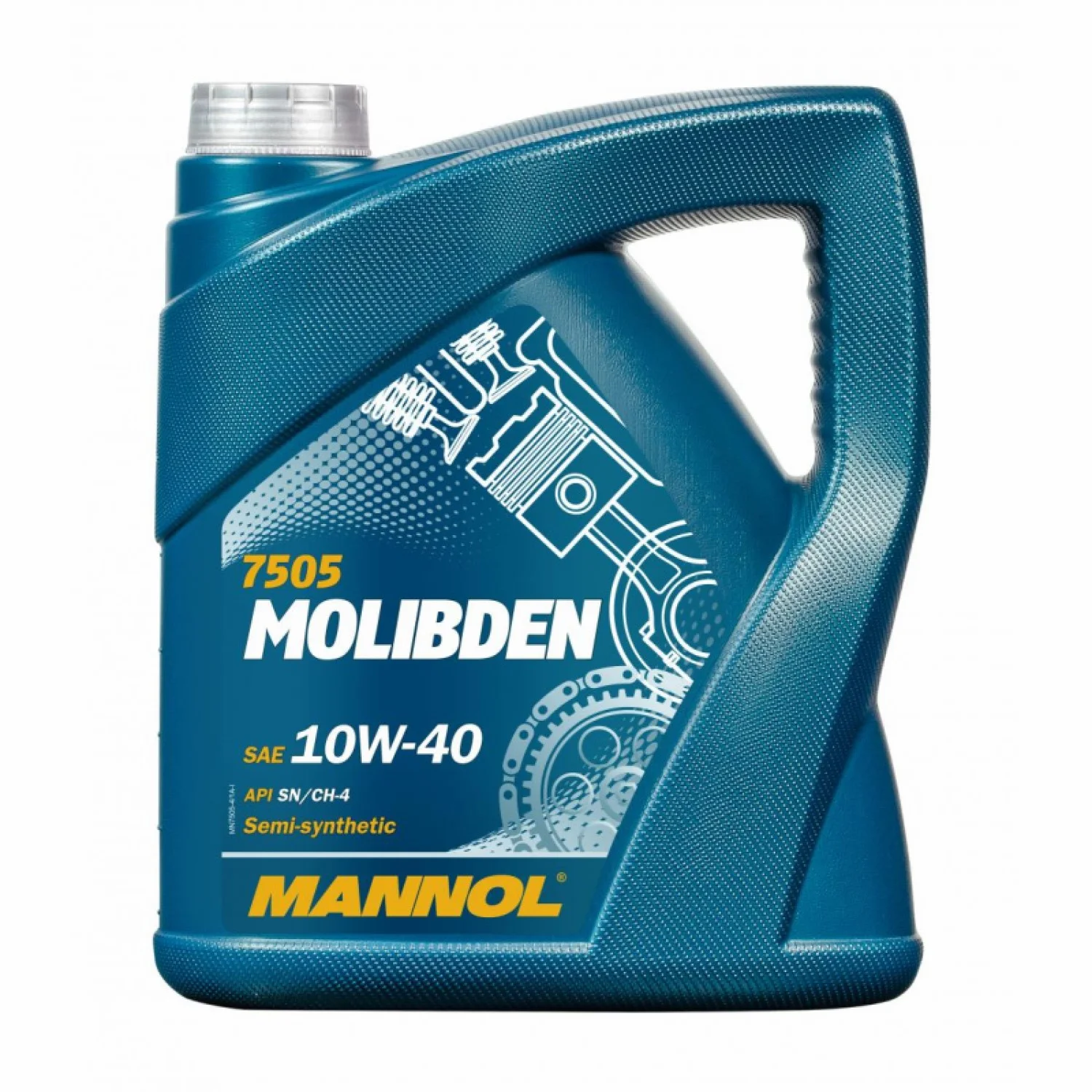 Масло моторное MANNOL Molibden Benzin 10W-40, 4л