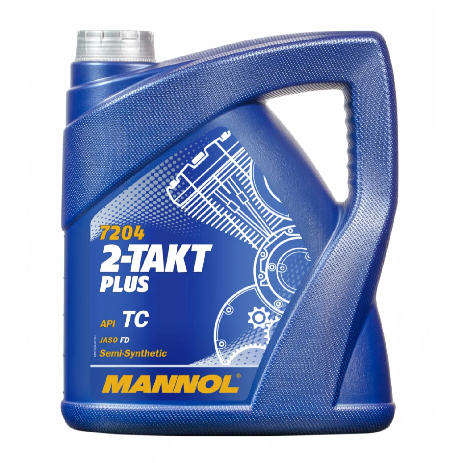 Масло моторное MANNOL 2-Тakt Plus, 4л Фото 1