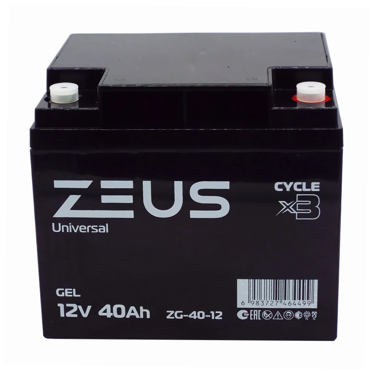 Аккумулятор ZEUS ZG-40-12 GEL (12V40Ah) универсальный Фото 1