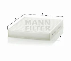 Фильтр салонный MANN CU2559 (SAKURA CA19190, MILES AFC1149) C-MAX/MONDEO 07-/C30/C70/S40/V50 04-,, Фото 1