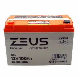 Аккумулятор ZEUS ZG-100-12DS GEL (12V100Ah) универсальный Фото 1